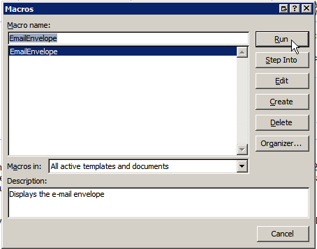 Microsoft Office 2007 - Creating and running the macro